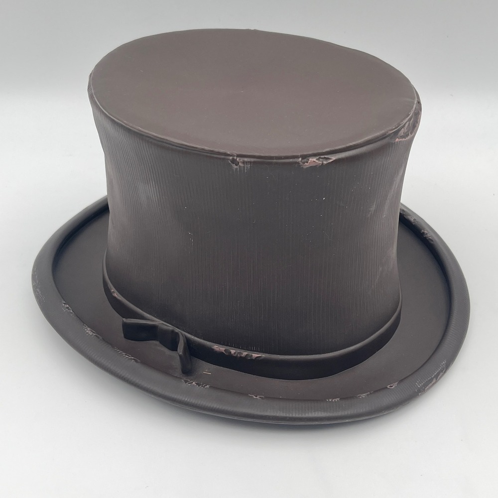 Wonka Movie Promotional Popcorn Bucket Brown Top Hat Plastic Collectible Snapco